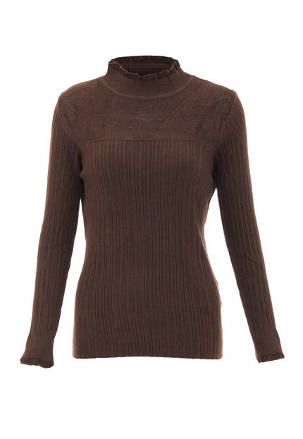 NAEMI Damen-Strickpullover