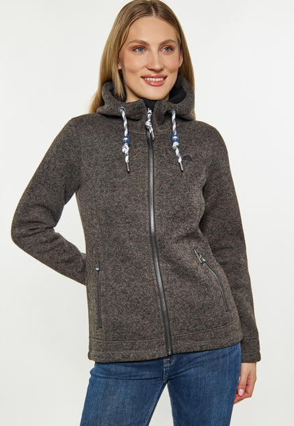 Schmuddelwedda Damen-Strickfleecejacke