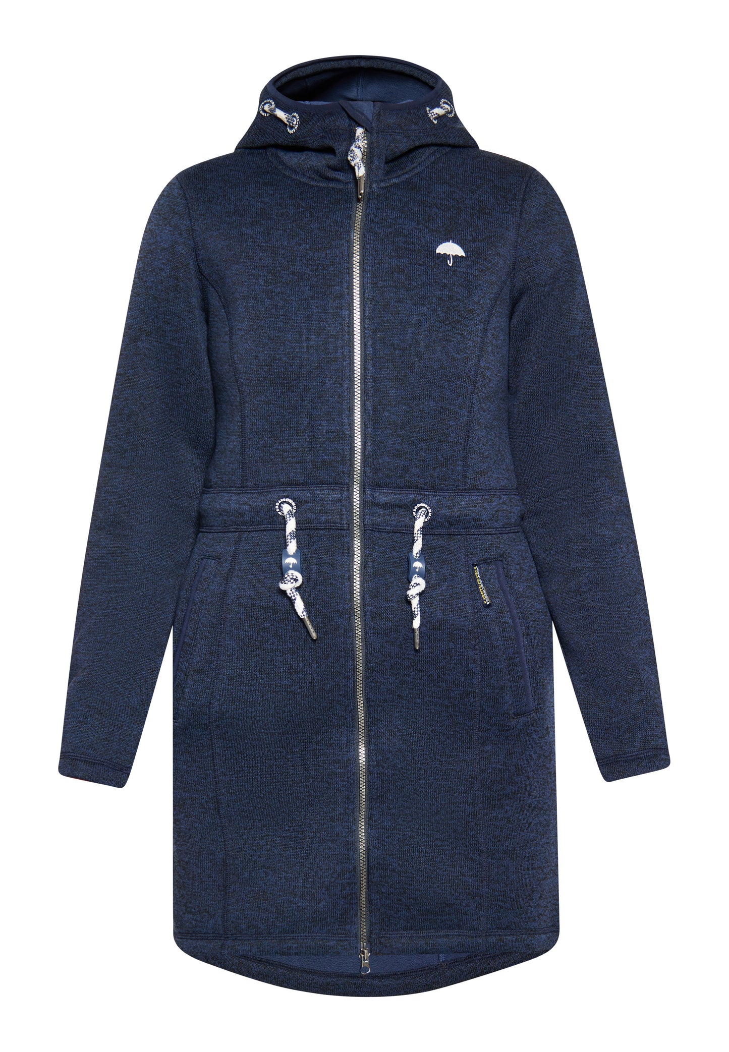 Schmuddelwedda Damen Strick-Fleece-Mantel