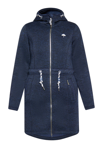 Schmuddelwedda Damen Strick-Fleece-Mantel