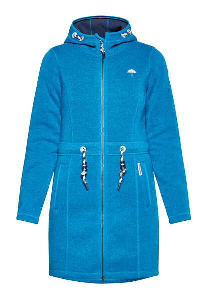 Schmuddelwedda Damen Strick-Fleece-Mantel