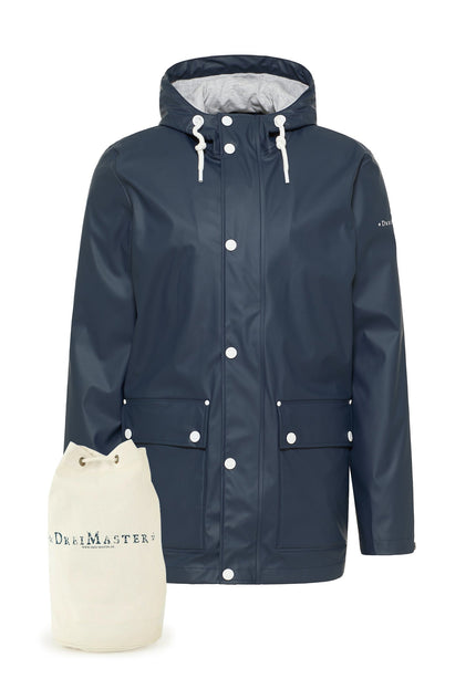 Dreimaster maritim Men's Anorak + Shopping Bag - Set