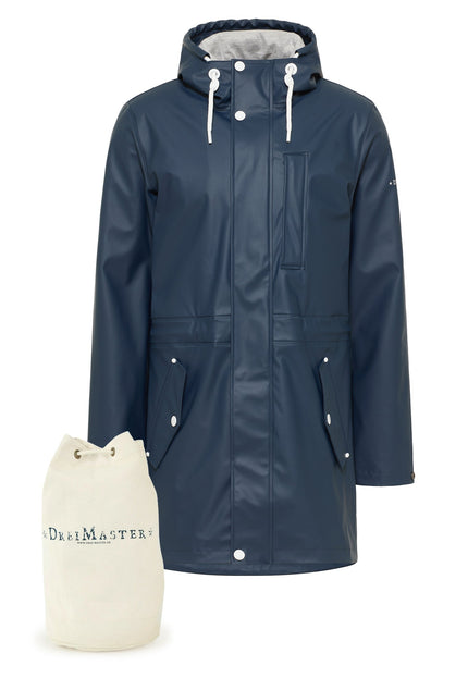 Dreimaster maritim Men's Parka + Shopping Bag - Set