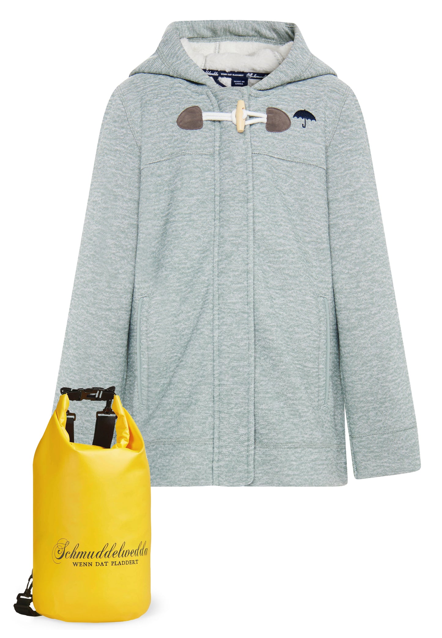 Schmuddelwedda Płaszcz + Zestaw plecak na dzień