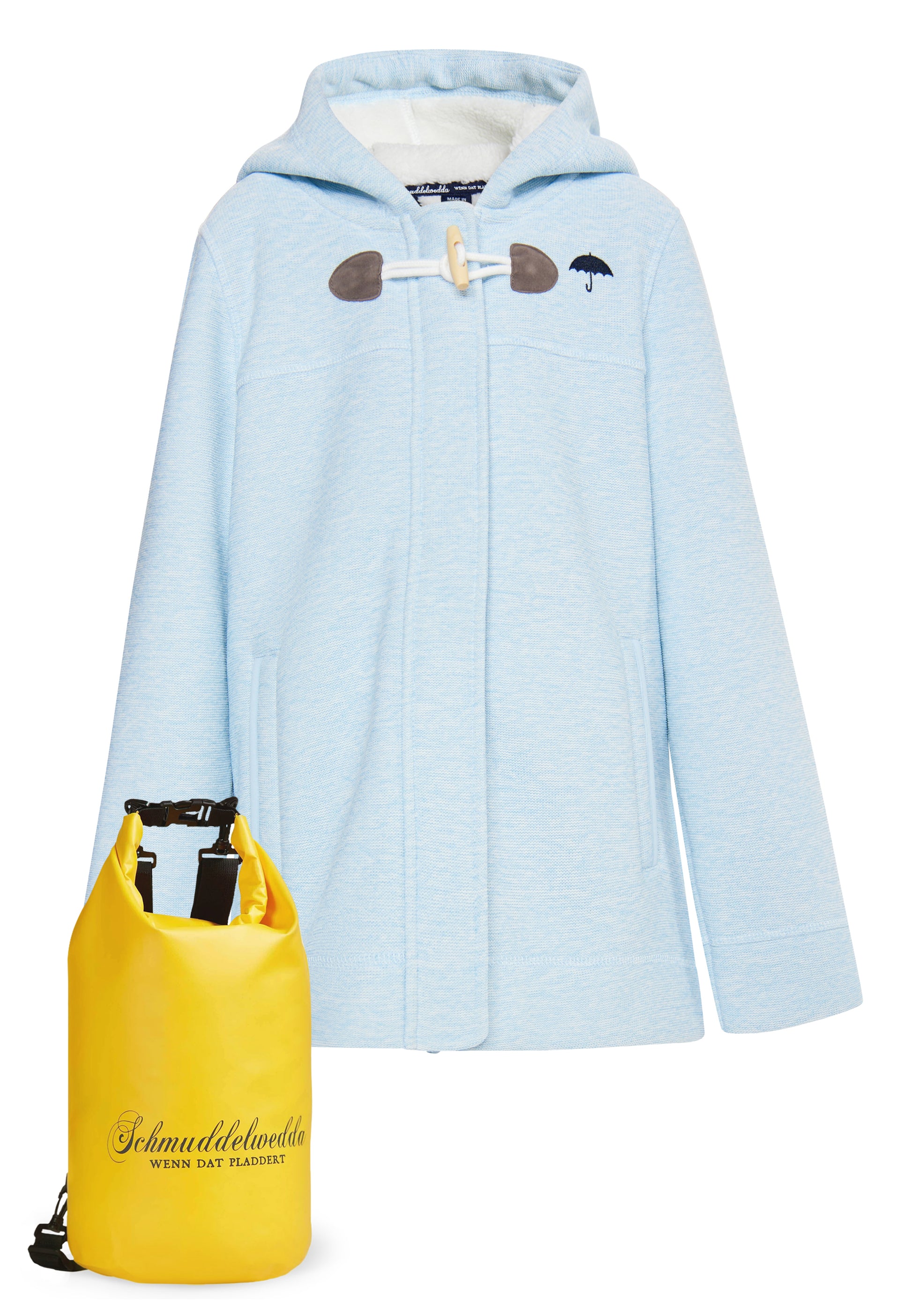 Schmuddelwedda Płaszcz + Zestaw plecak na dzień