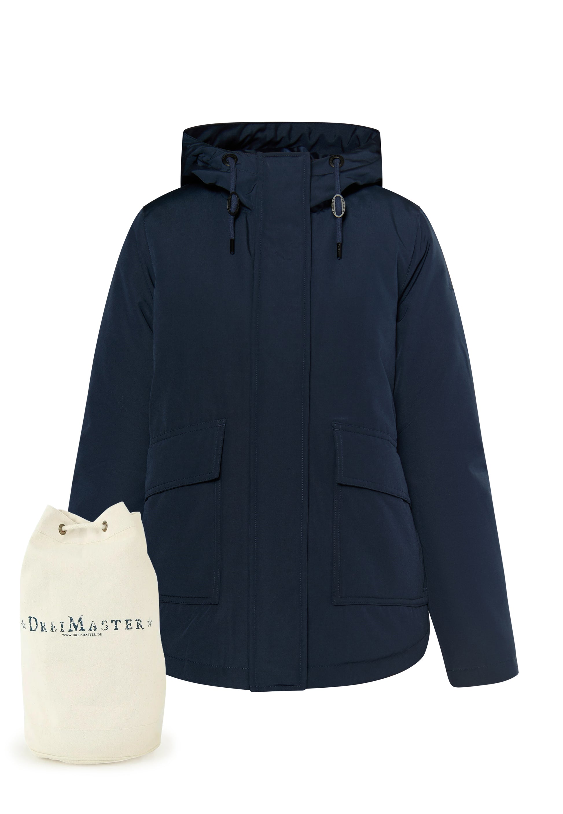 DreiMaster Klassik Damen-Anorak + Einkaufstaschen-Set