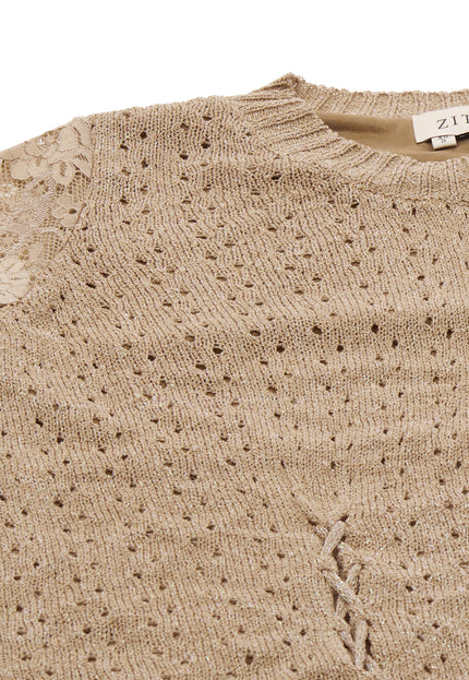 ZITHA Damen Strickpullover