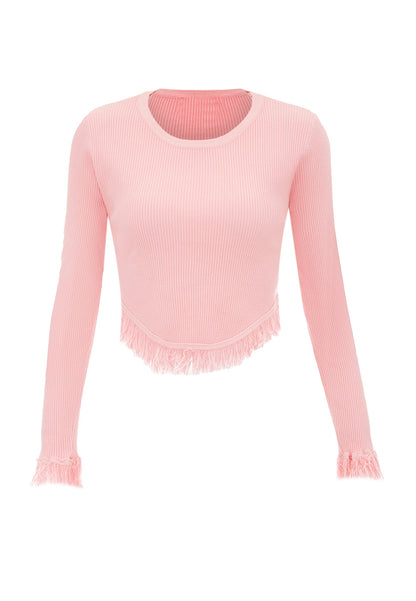 Swirly Women's Knitted Sweater