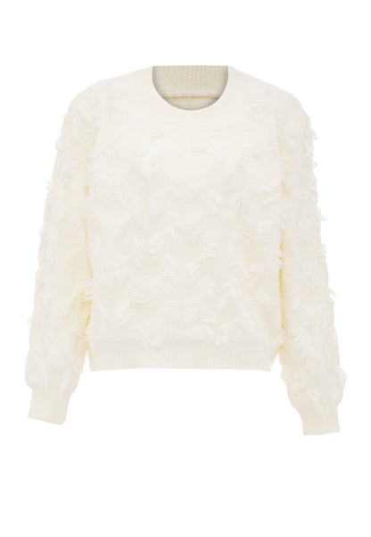 Swirly Women's Knitted Sweater