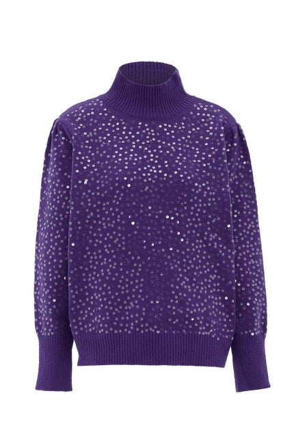 Faina Women's Knitted Sweater With Sequins