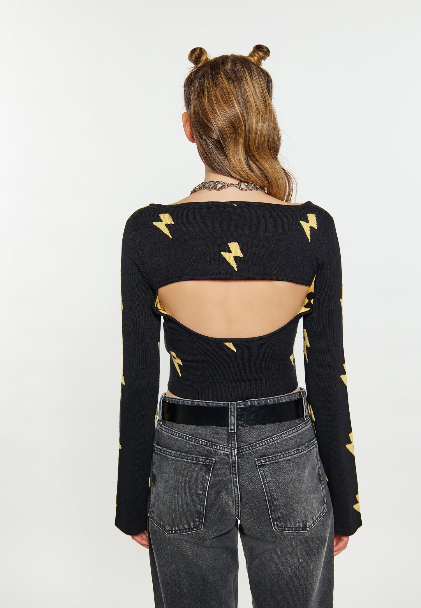 myMo ROCKS Damen-Bauchfreies Top