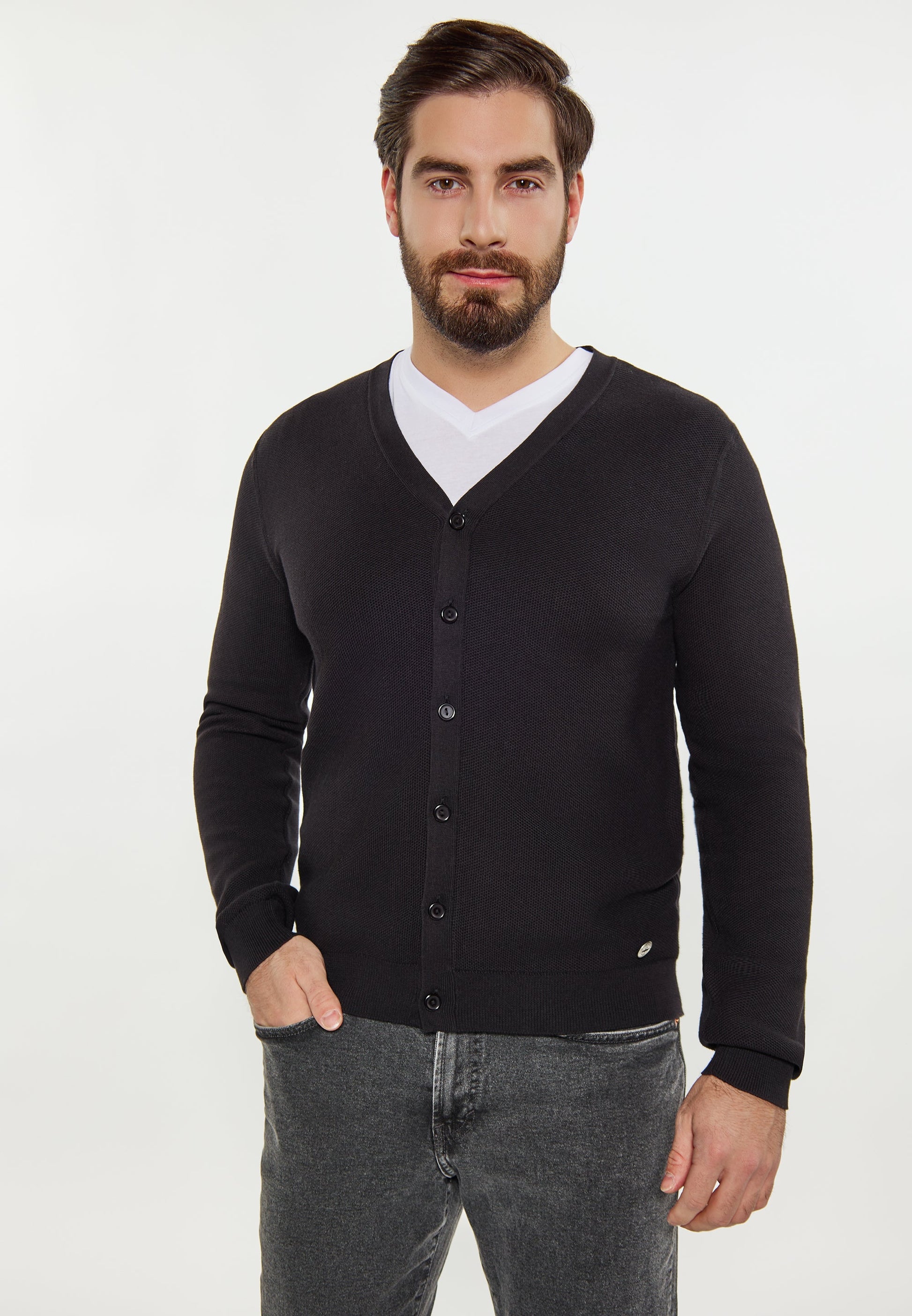 Dreimaster maritim Men's Cardigan