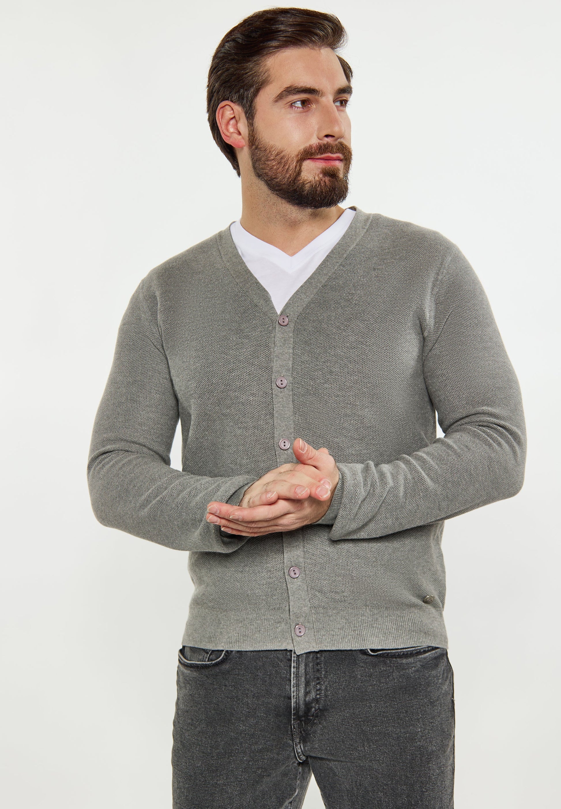 Dreimaster maritim Men's Cardigan