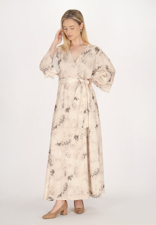 usha WHITE LABEL Women's Kimono Dress