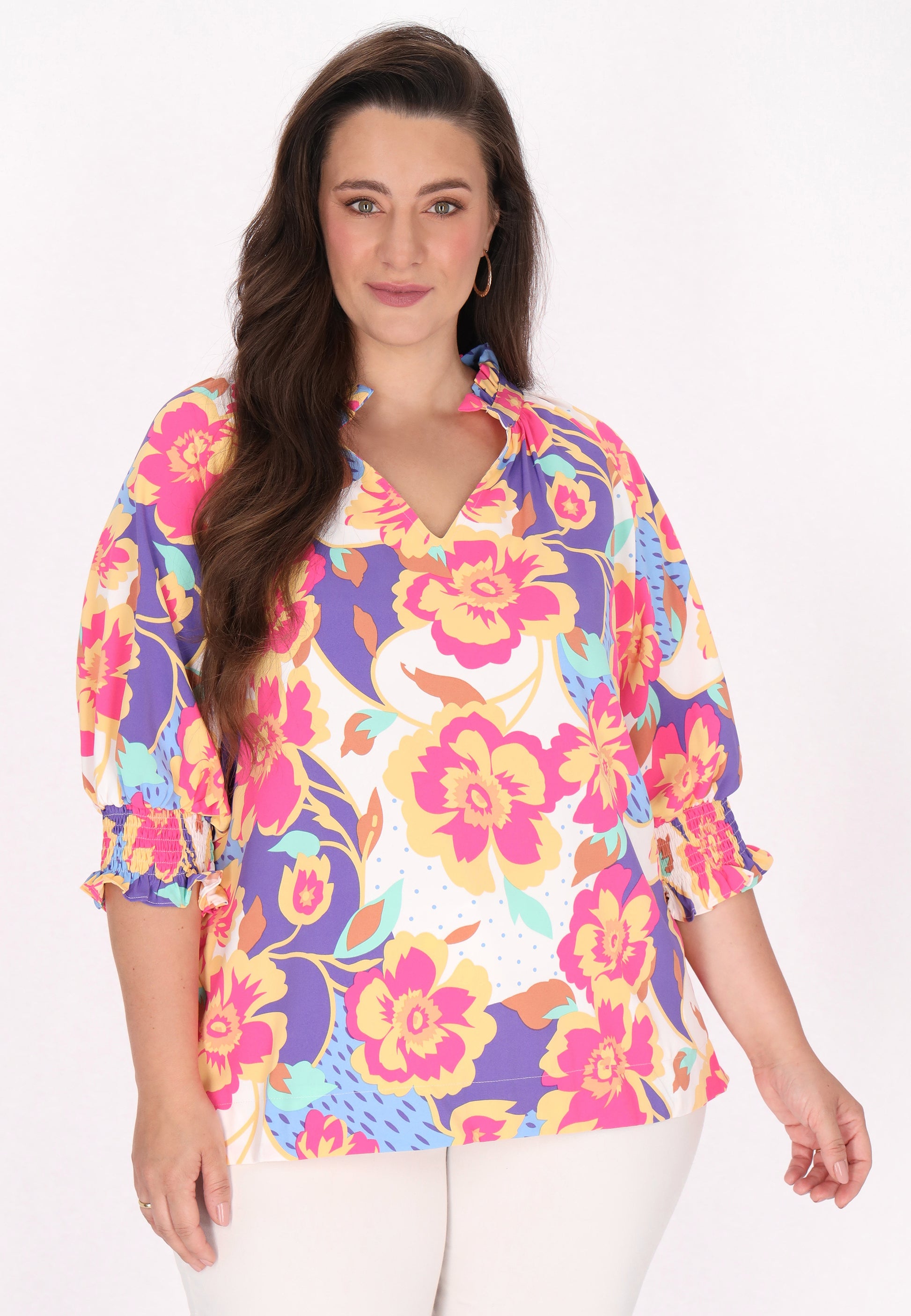 SIDONA Women's Plus Size Blouse