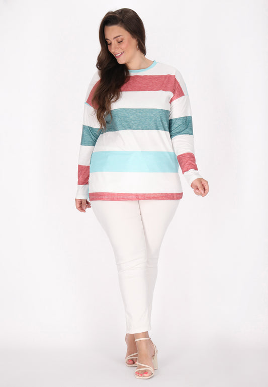 SANIKA Women's Plus Size Jersey Shirt