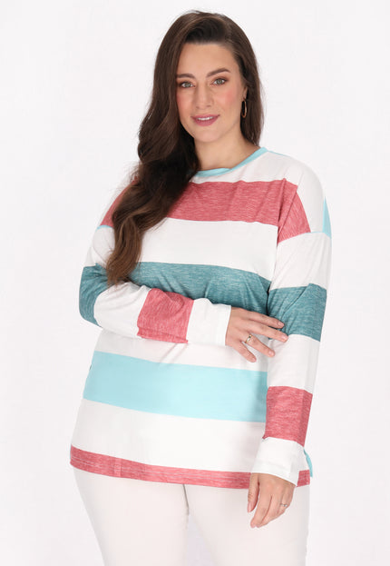 SANIKA Damen Plus Size Jersey-Shirt