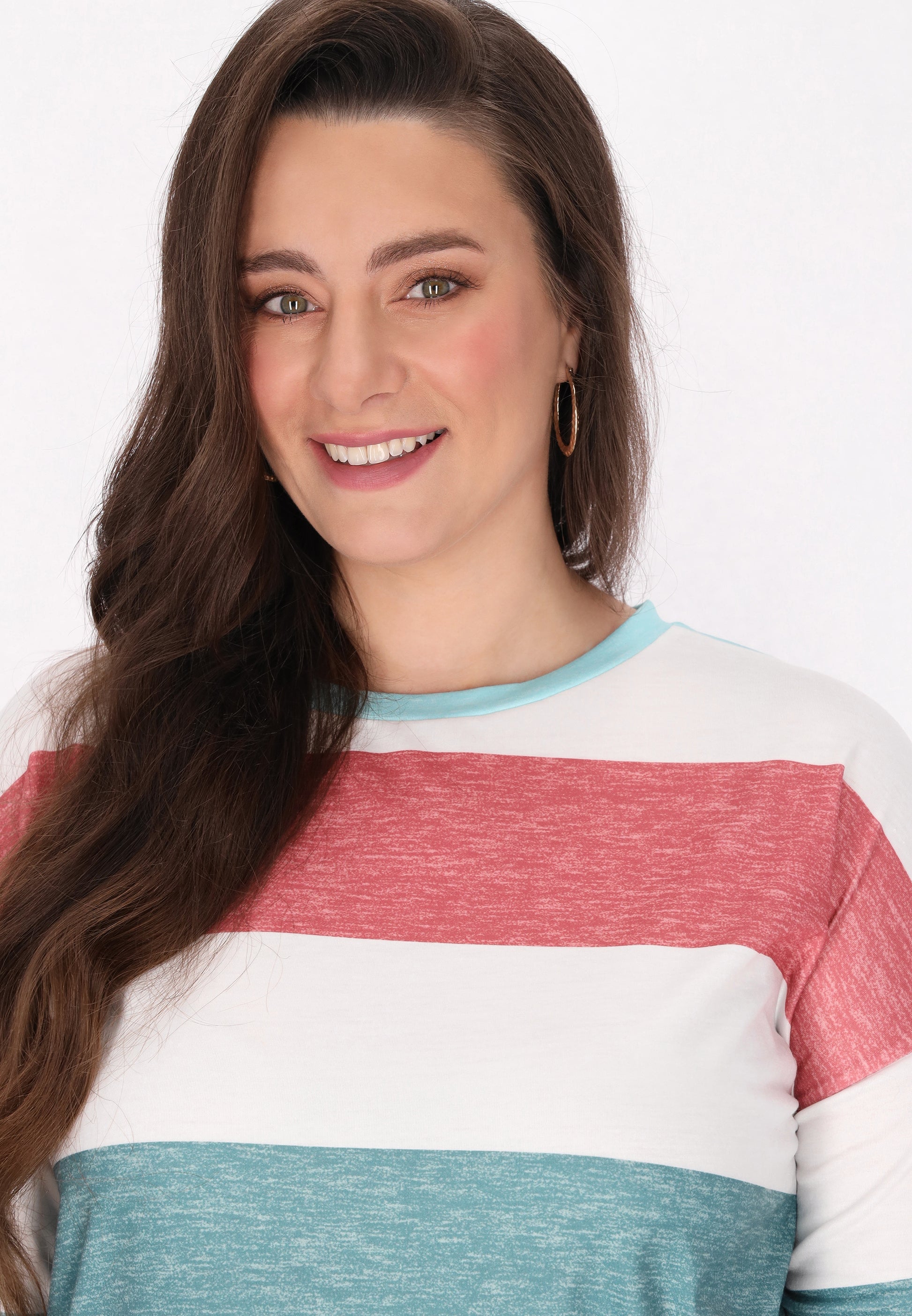 SANIKA Koszulka z dzianiny w dużych rozmiarach dla Kobiety