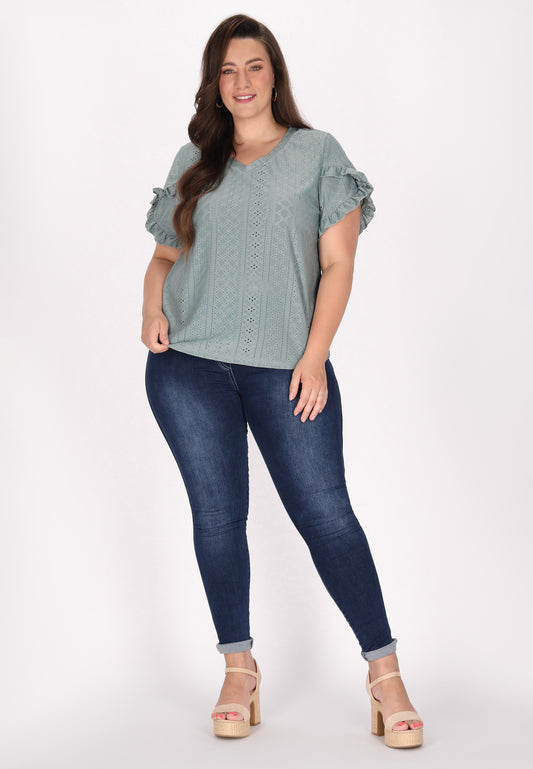 usha FESTIVAL Women's Plus Size Blouse
