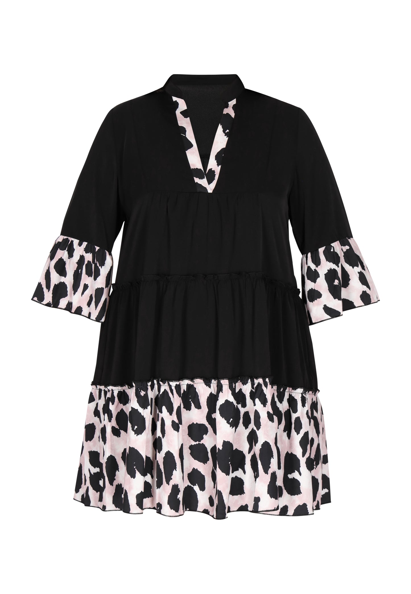 NAEMI Kobiety plus size dla Sukienka