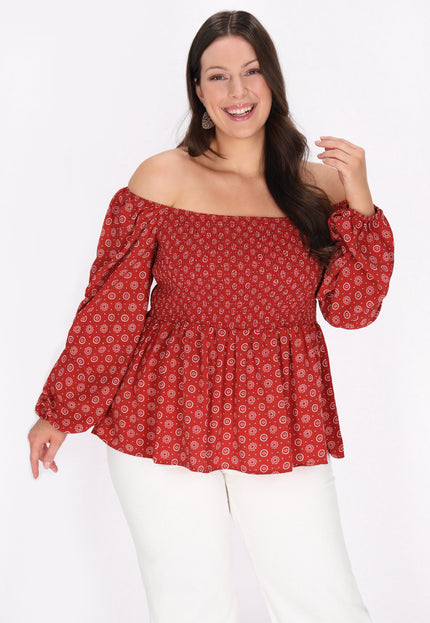 usha Women's Plus Size Blouse