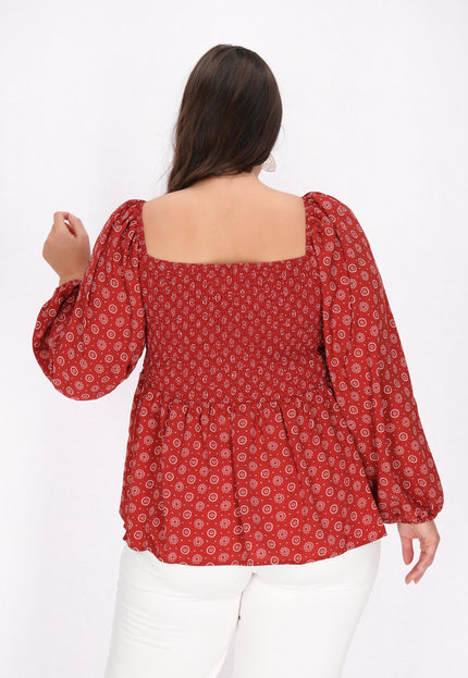 usha Women's Plus Size Blouse