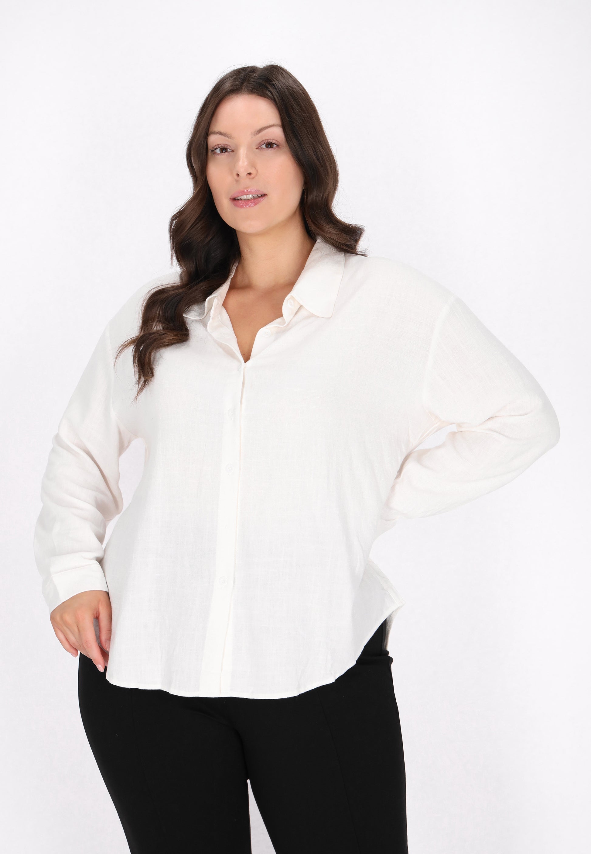 usha BLACK LABEL Women's Plus Size Blouse
