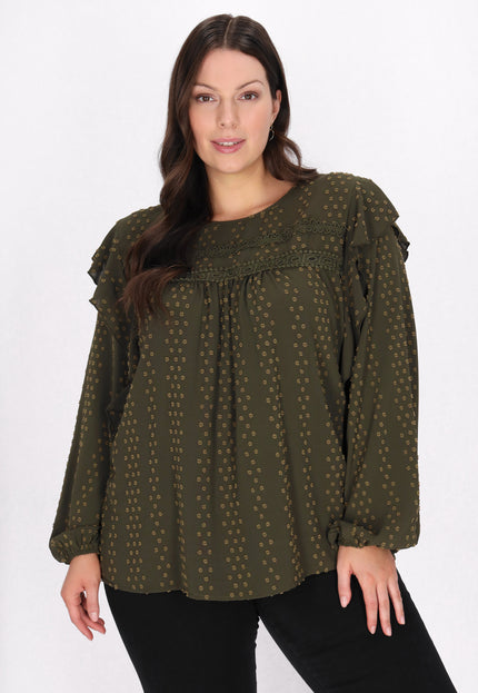 usha Women's Plus Size Blouse