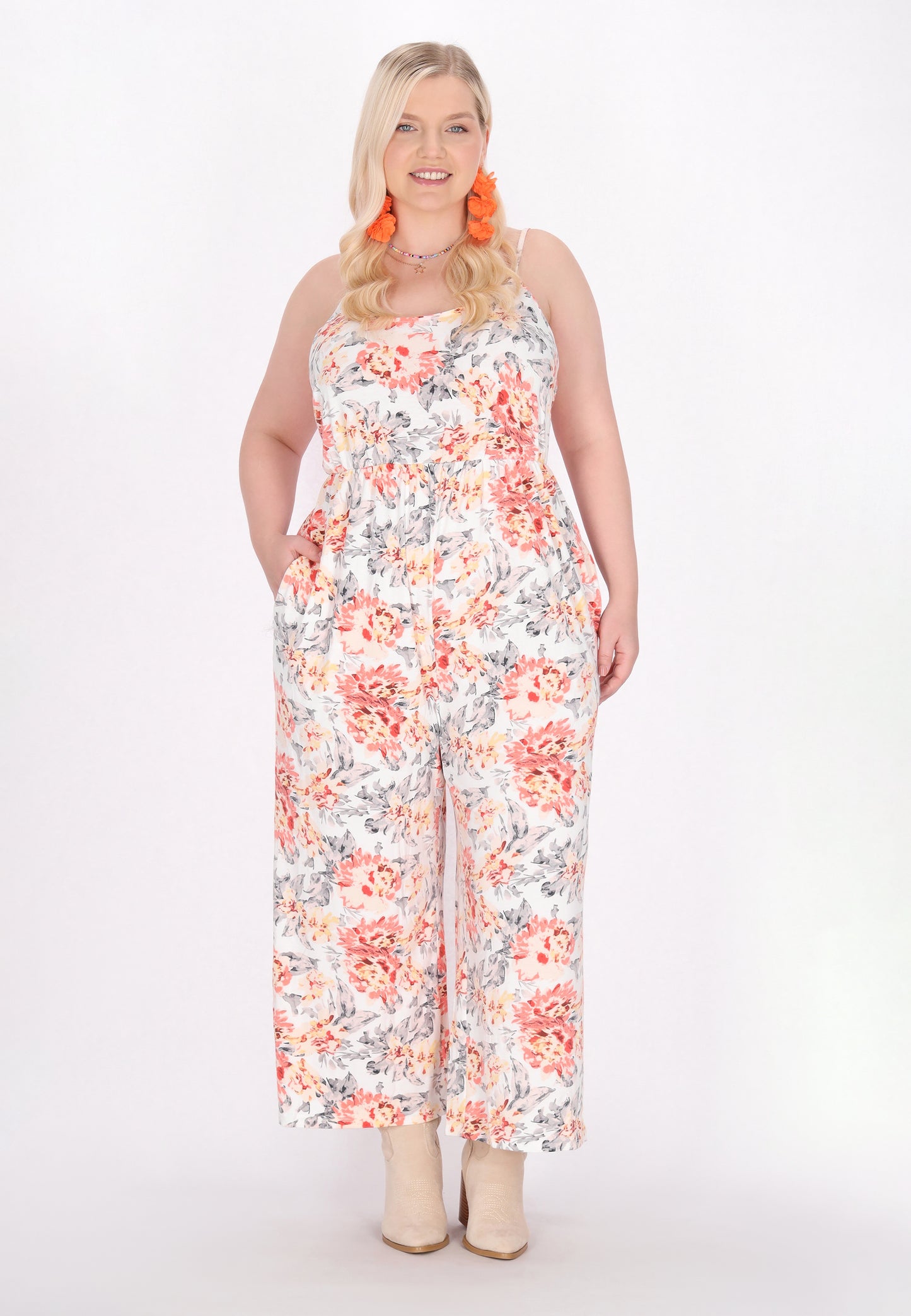 Kombinezon plus size dla Kobiety IZIA