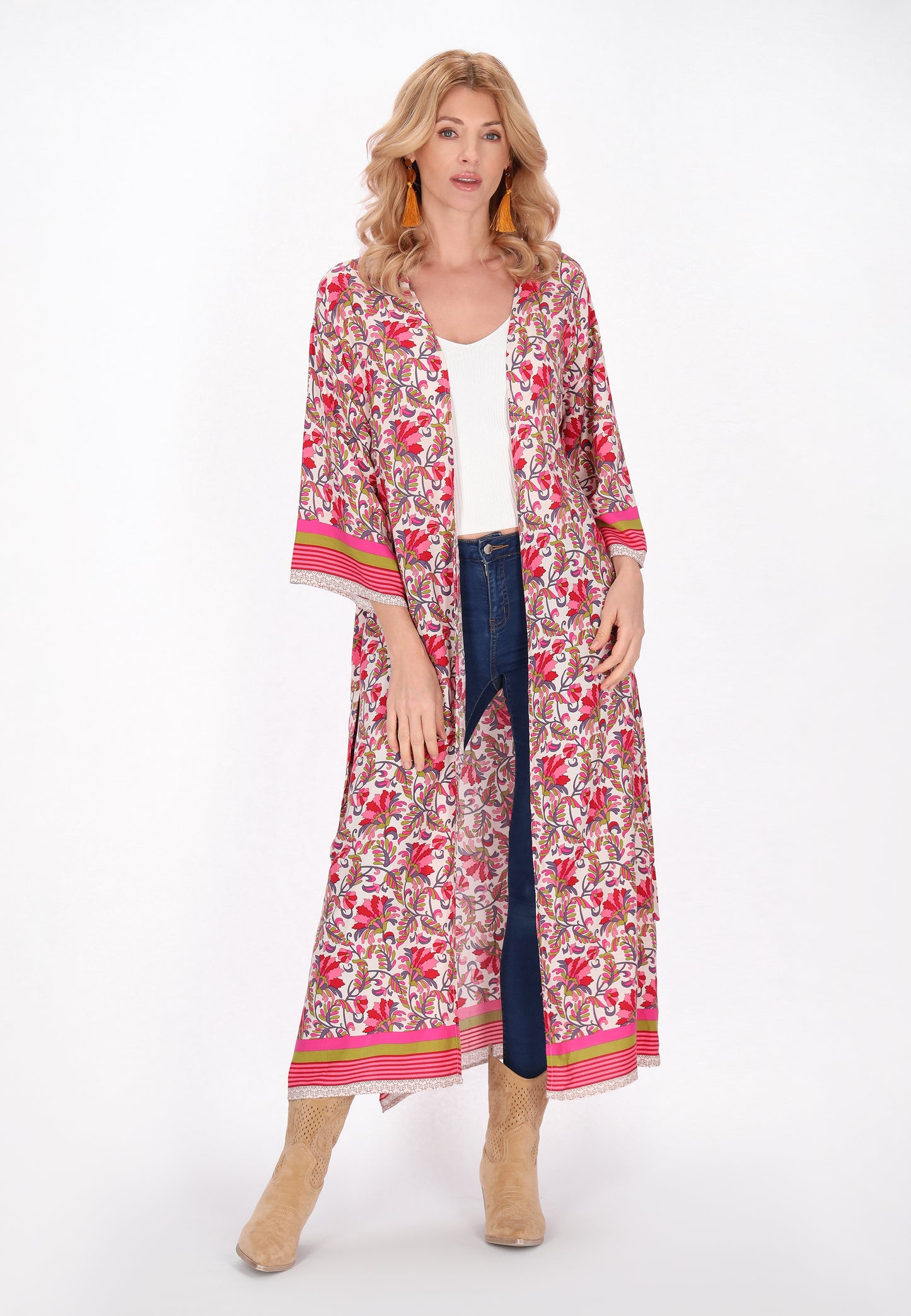 usha FESTIVAL Women's Kimono