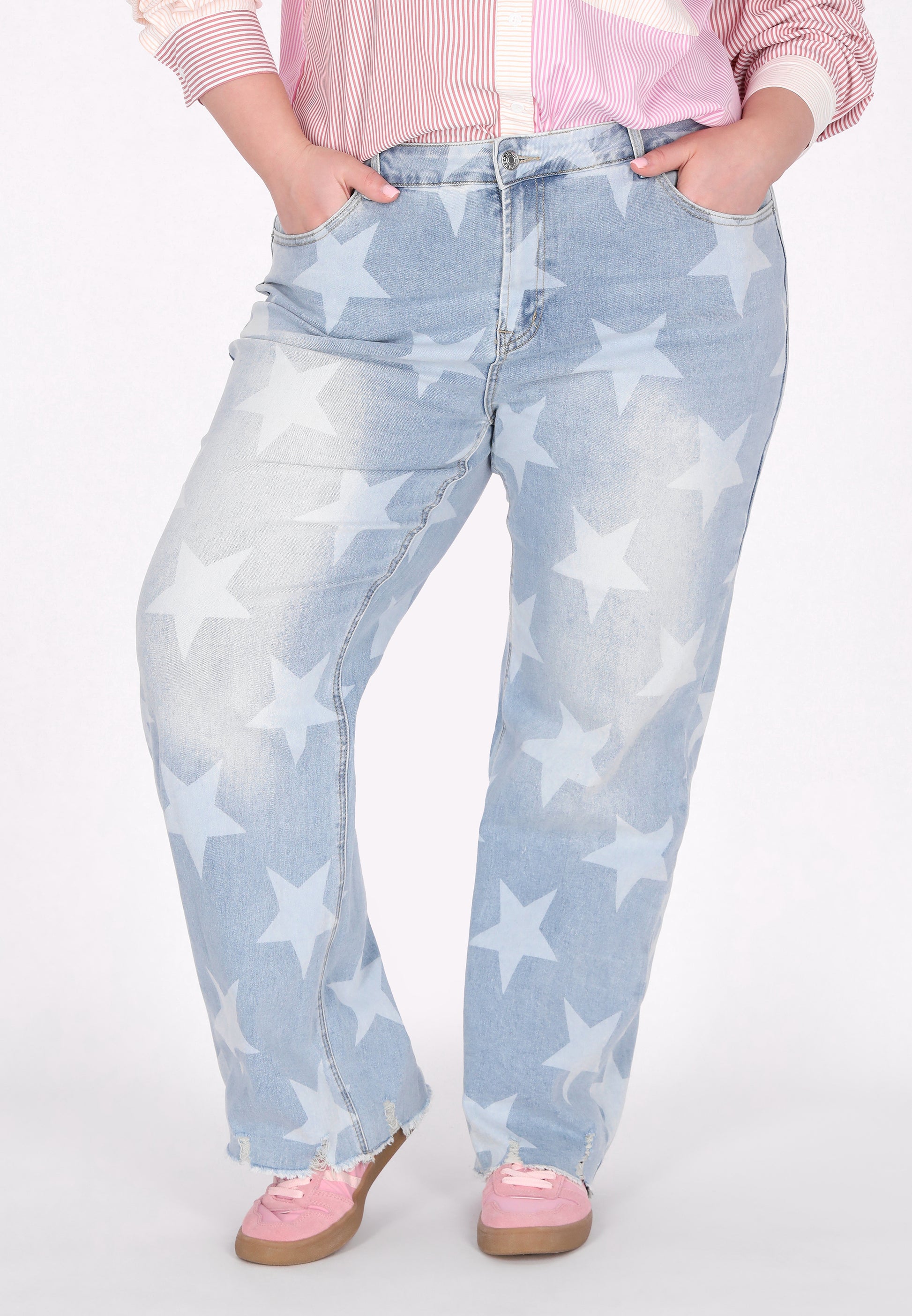 myMo Kobiety spodnie w rozmiarze plus