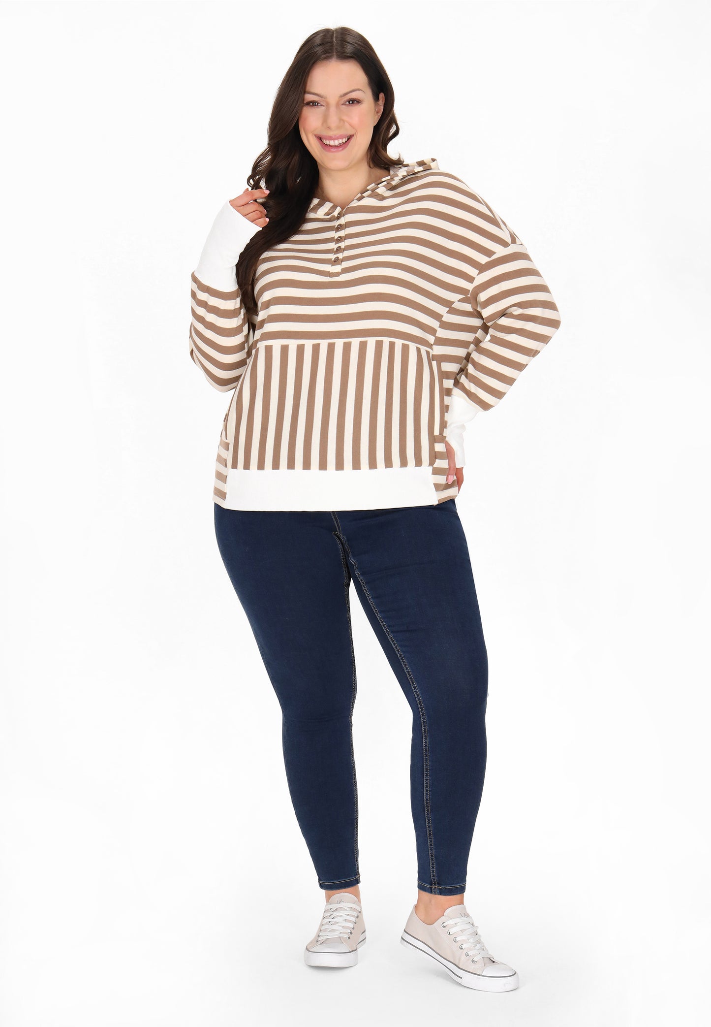 usha BLUZA Z KAPTUREM DLA KOBIET W ROZMIARZE PLUS