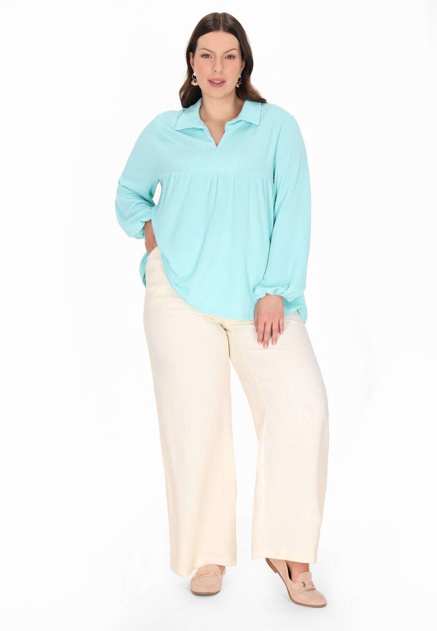 usha PLUS SIZE Women's Plus Size Blouse