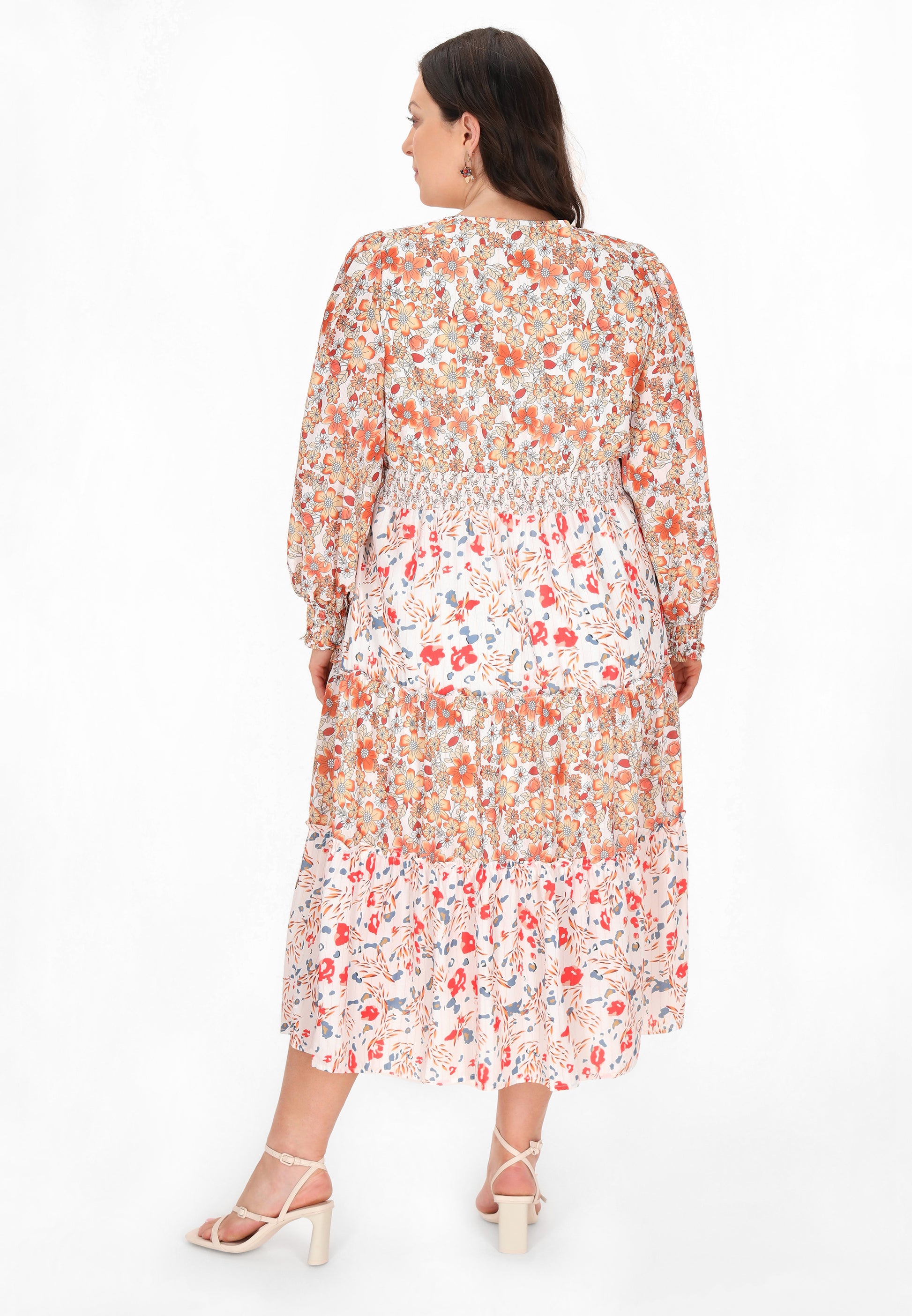 usha PLUS SIZE Women's Plus Size Dress