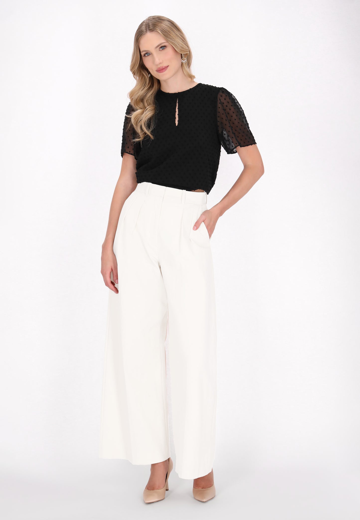 DreiMaster Klassik Damen-Bluse