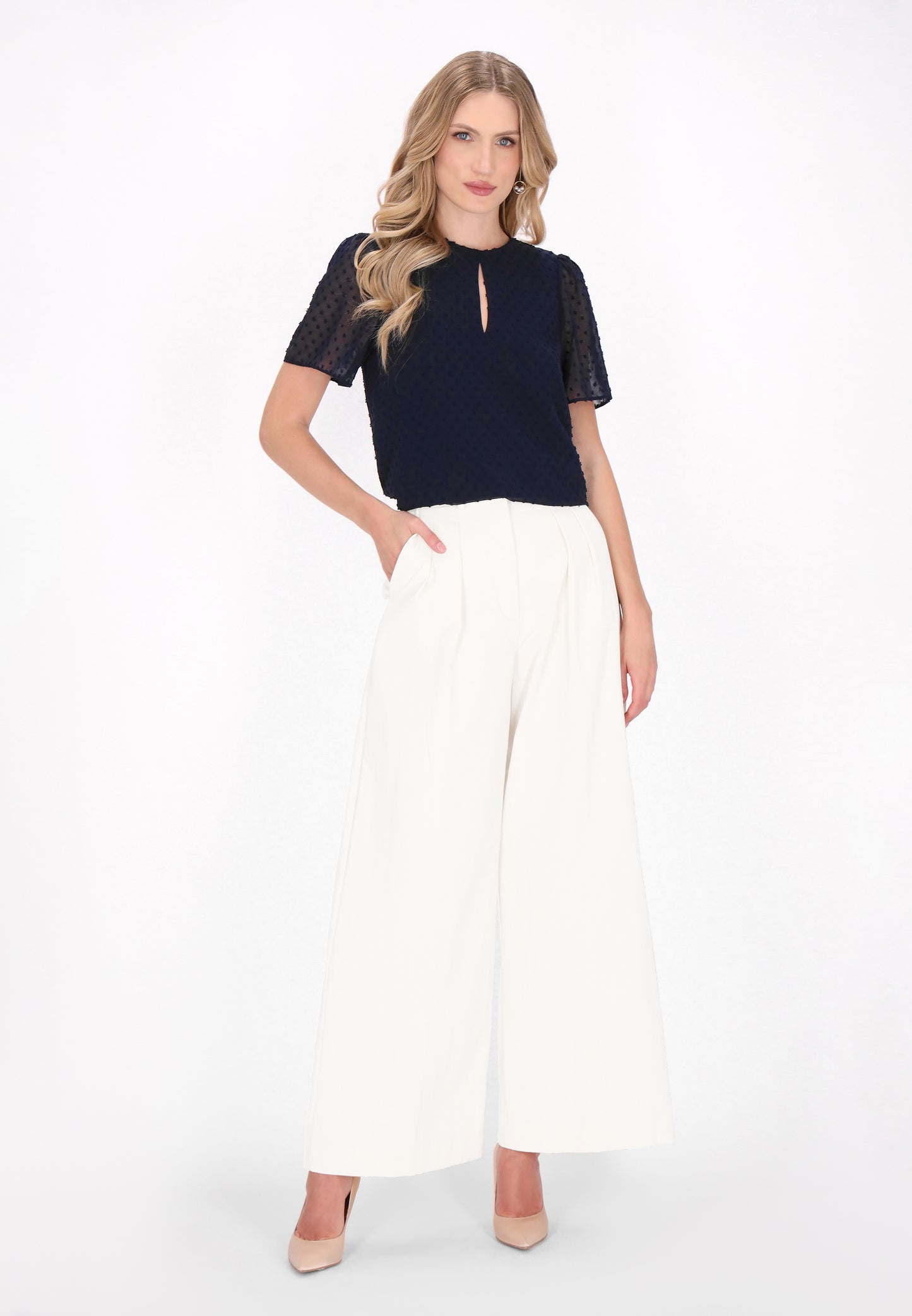 DreiMaster Klassik Damen-Bluse