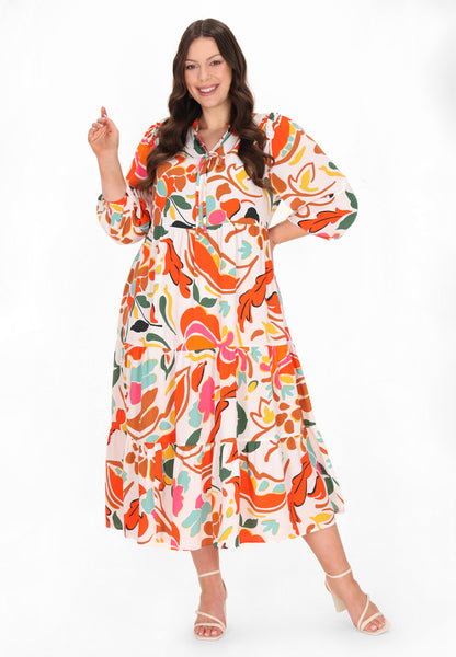 usha Damen-Plus-Size-Kleid