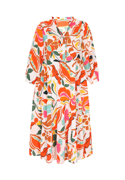 usha Damen-Plus-Size-Kleid