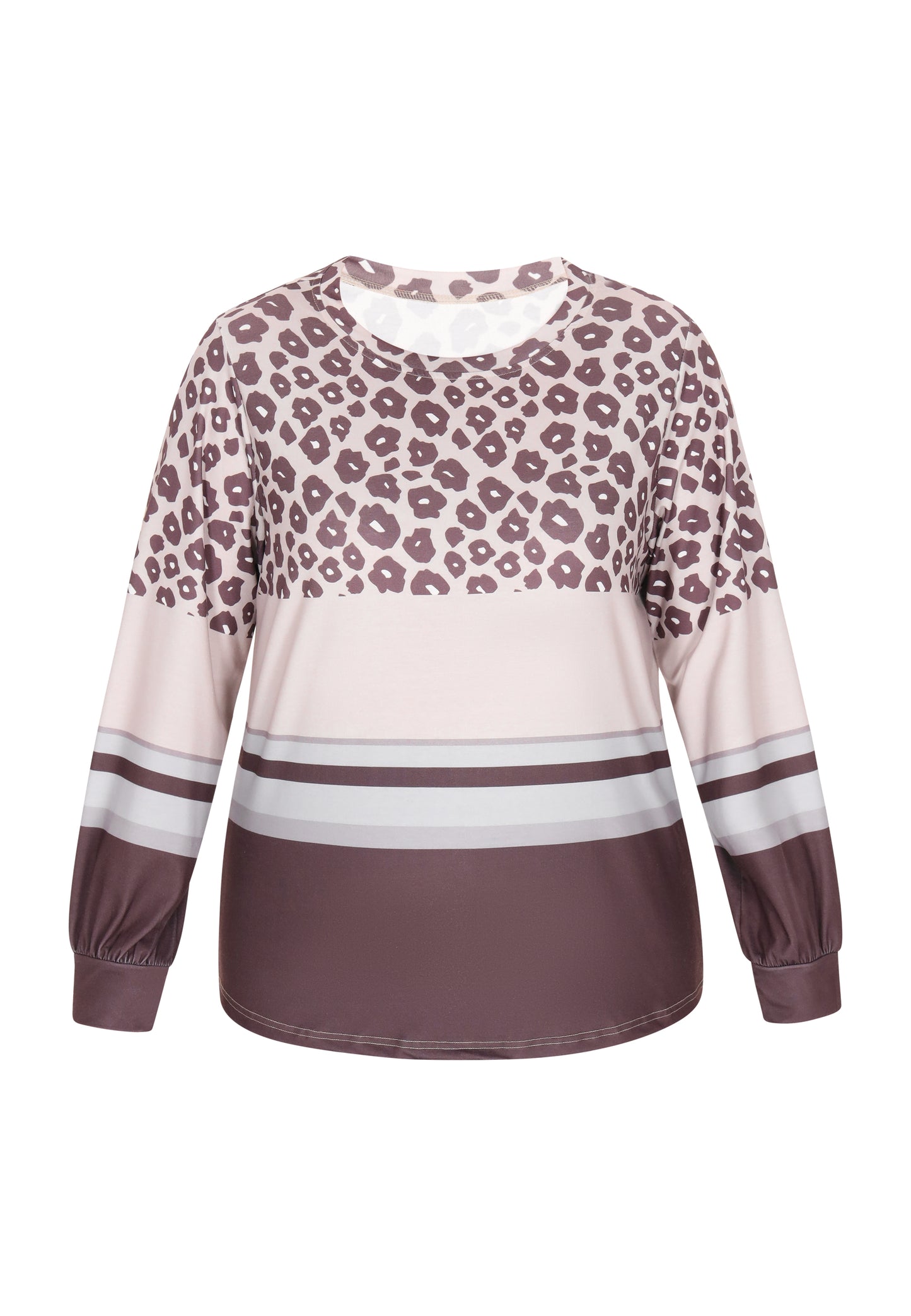 usha PLUS SIZE Women's Plus Size Longsleeve