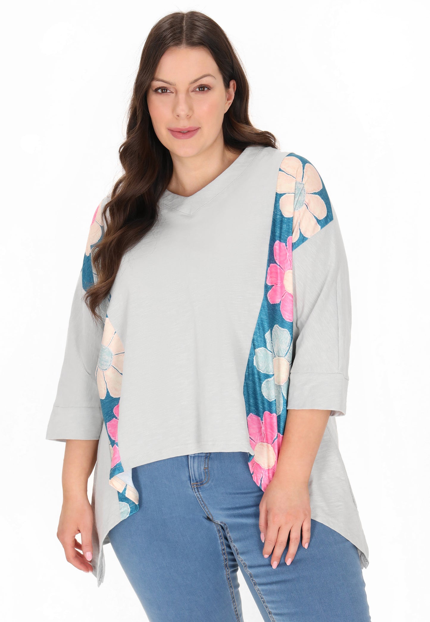 usha PLUS SIZE Women's Plus Size Longsleeve