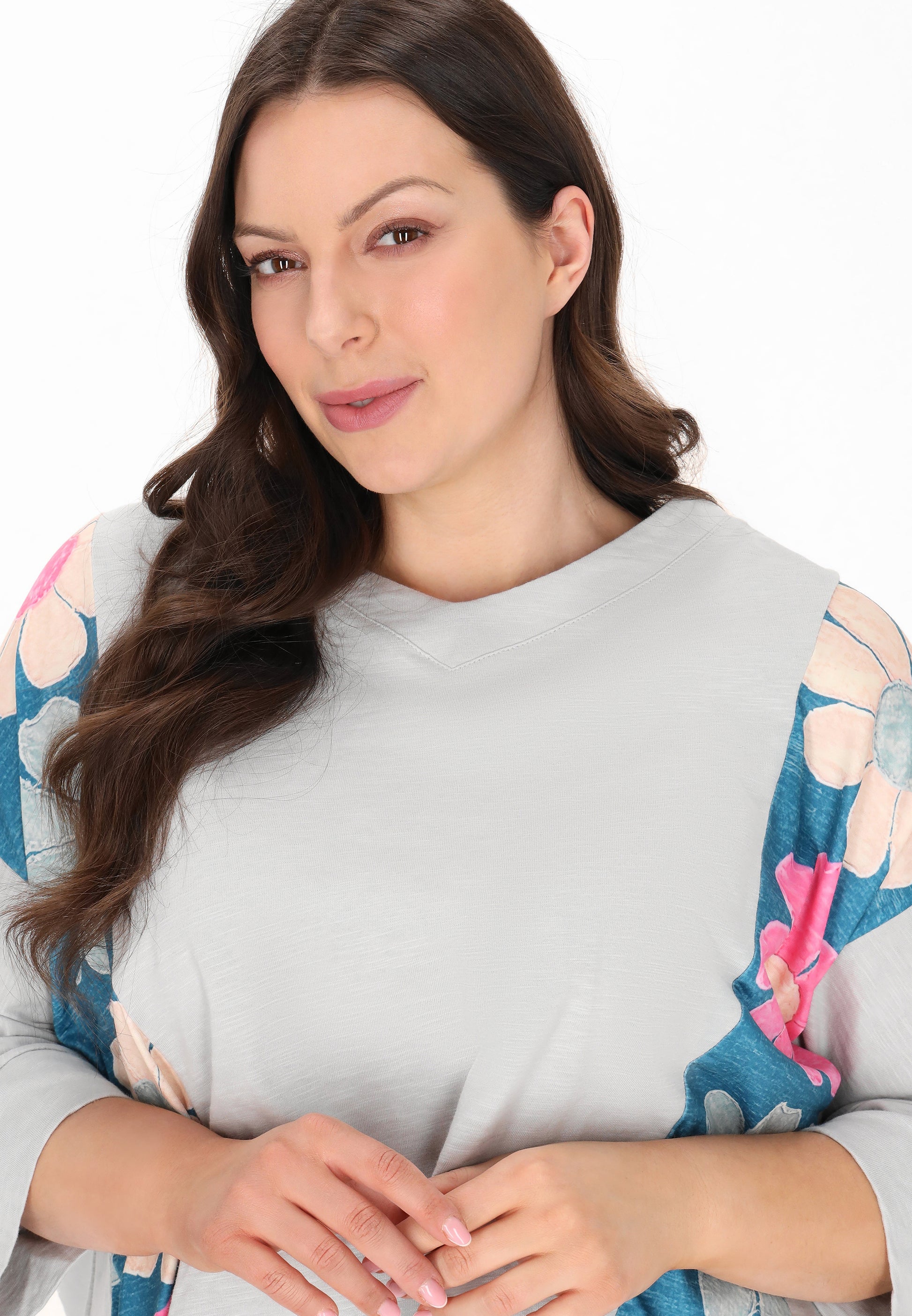 usha PLUS SIZE Women's Plus Size Longsleeve