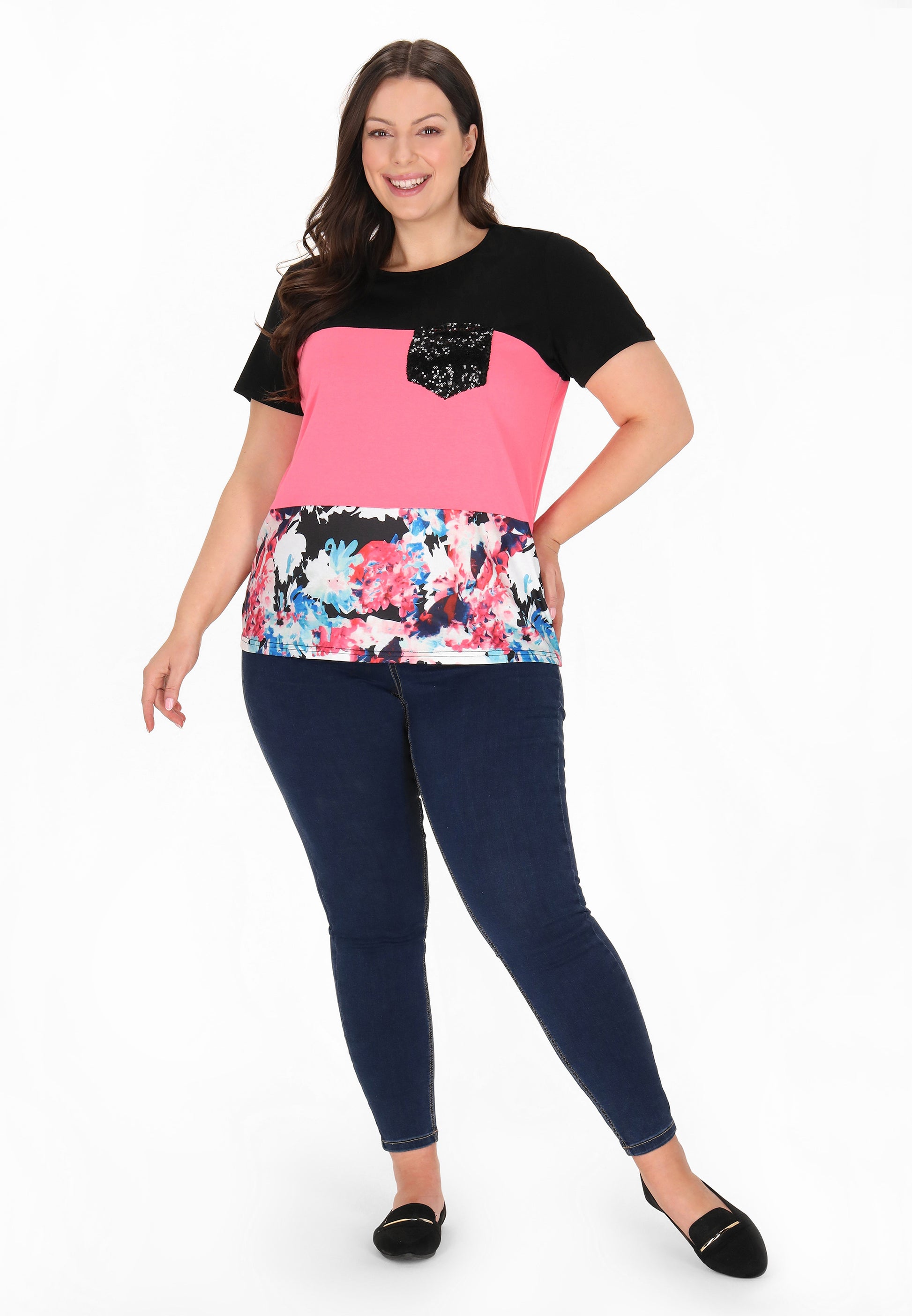 usha KOSZULKA DAMSKA PLUS SIZE Kobiety