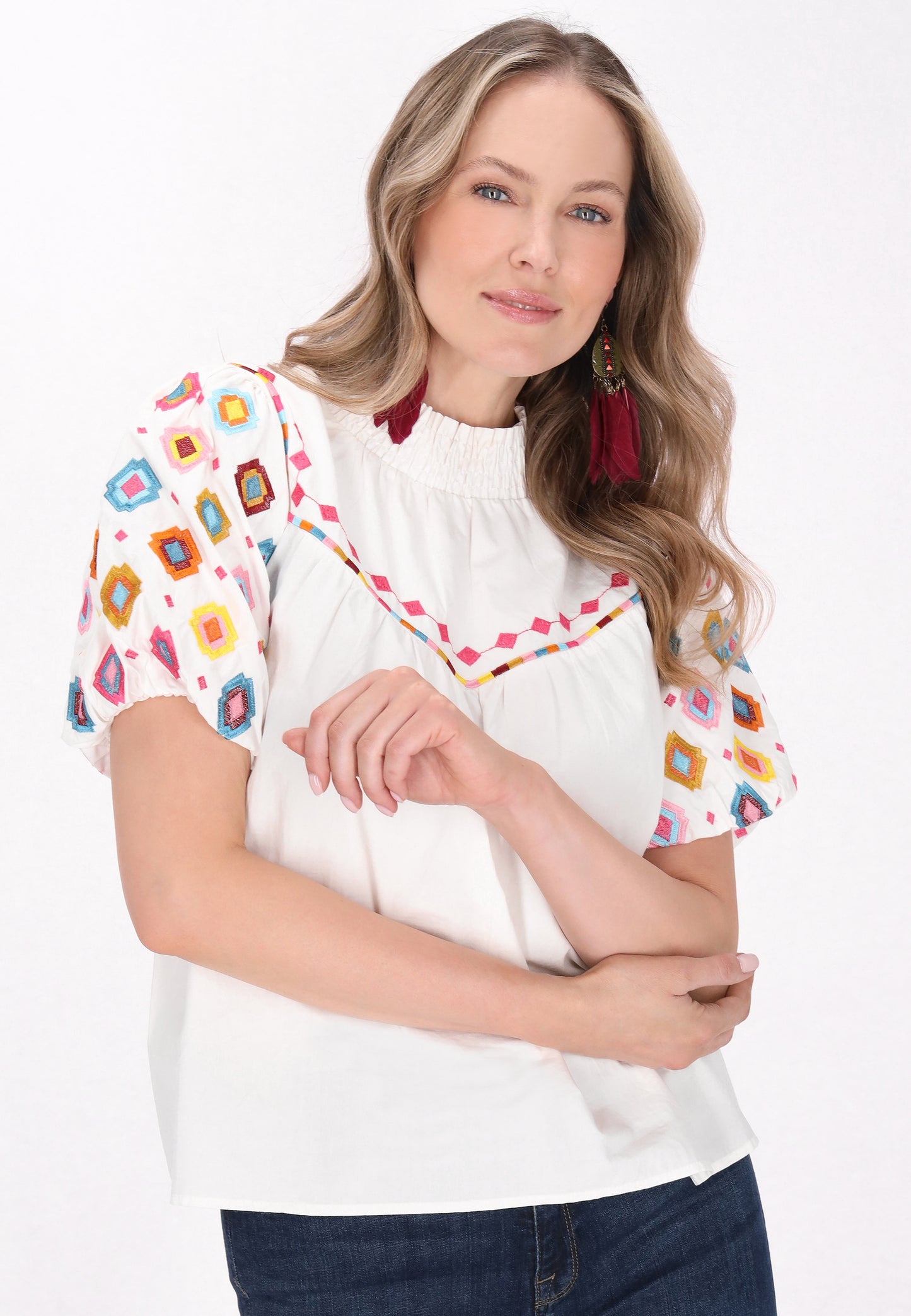 usha FESTIVAL Women's Blouse