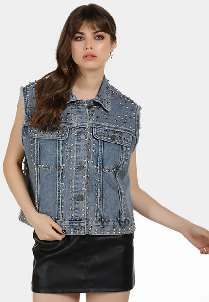 Mymo rocks Women's Denim Vest