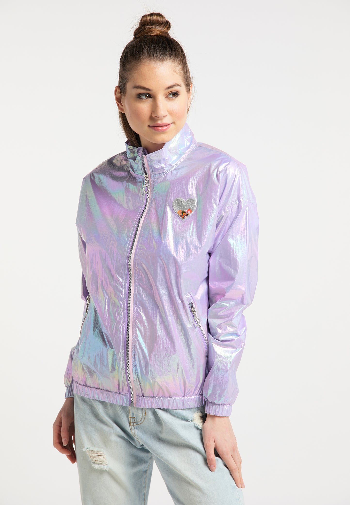 myMo Women's Holographic Blouson