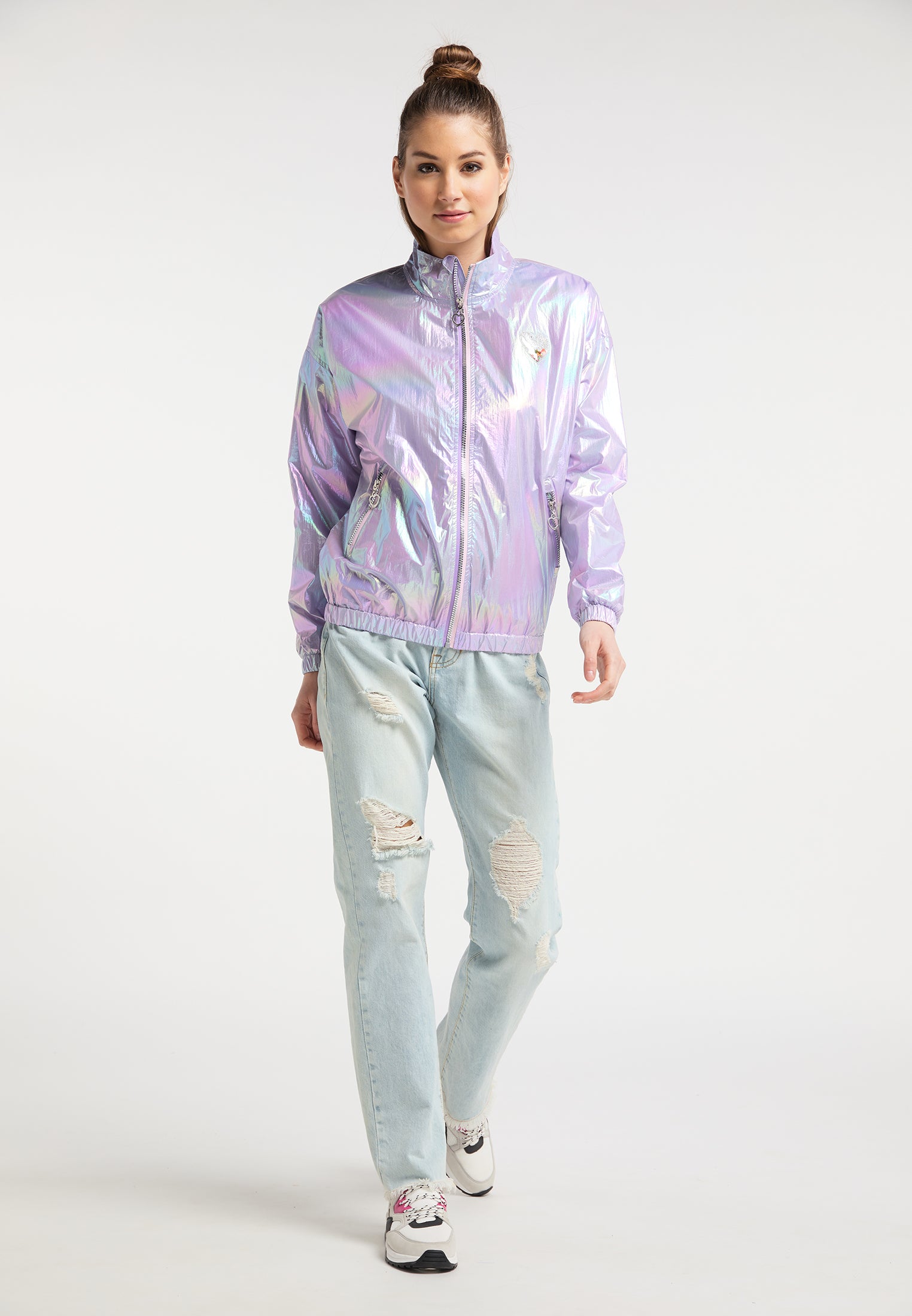 myMo Women's Holographic Blouson