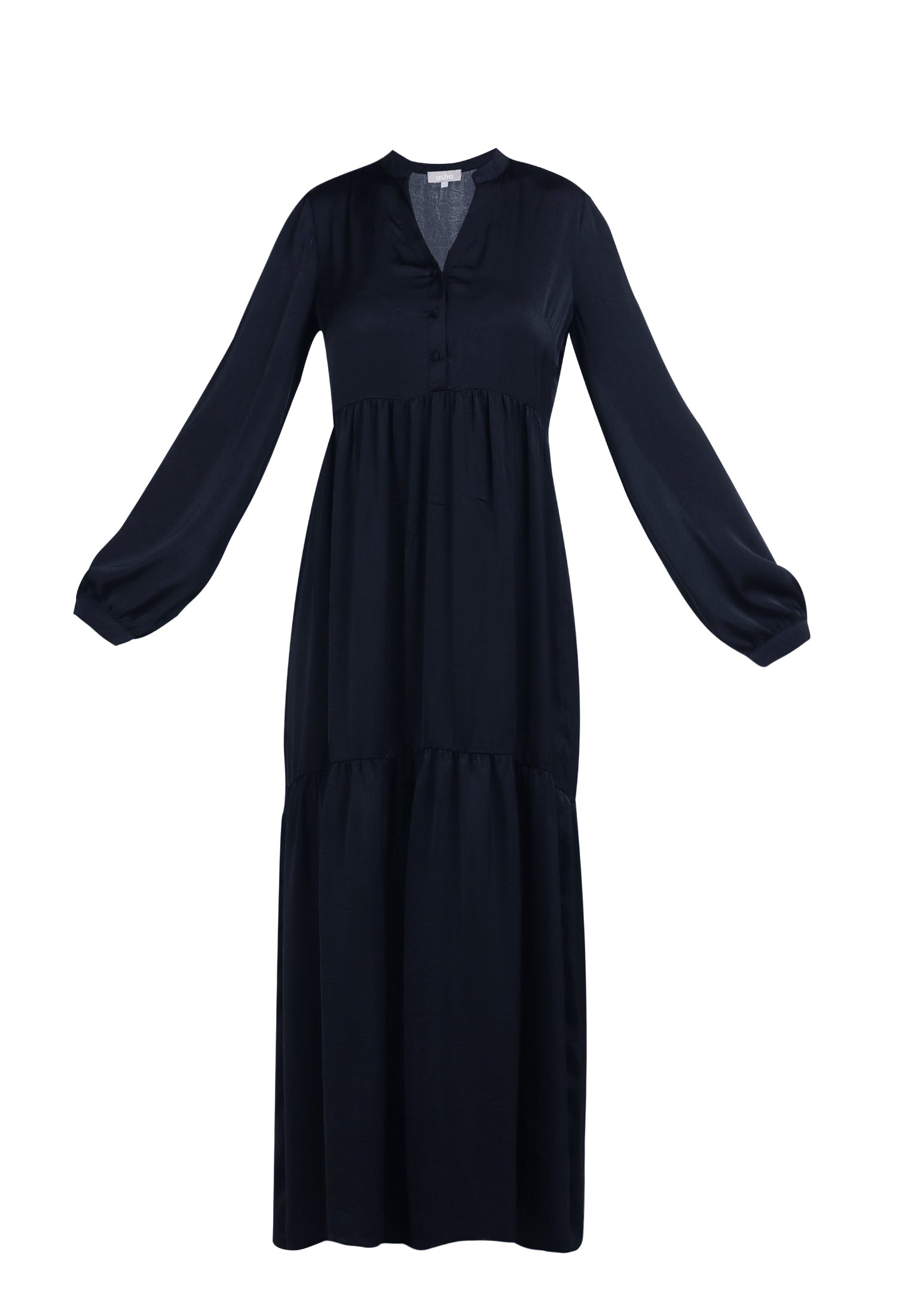 usha Kobiety sukienka satynowa