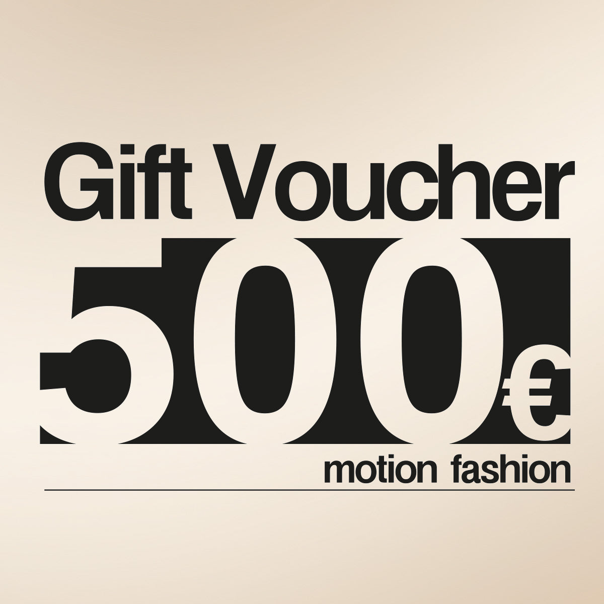 Motion Fashion Gift Voucher
